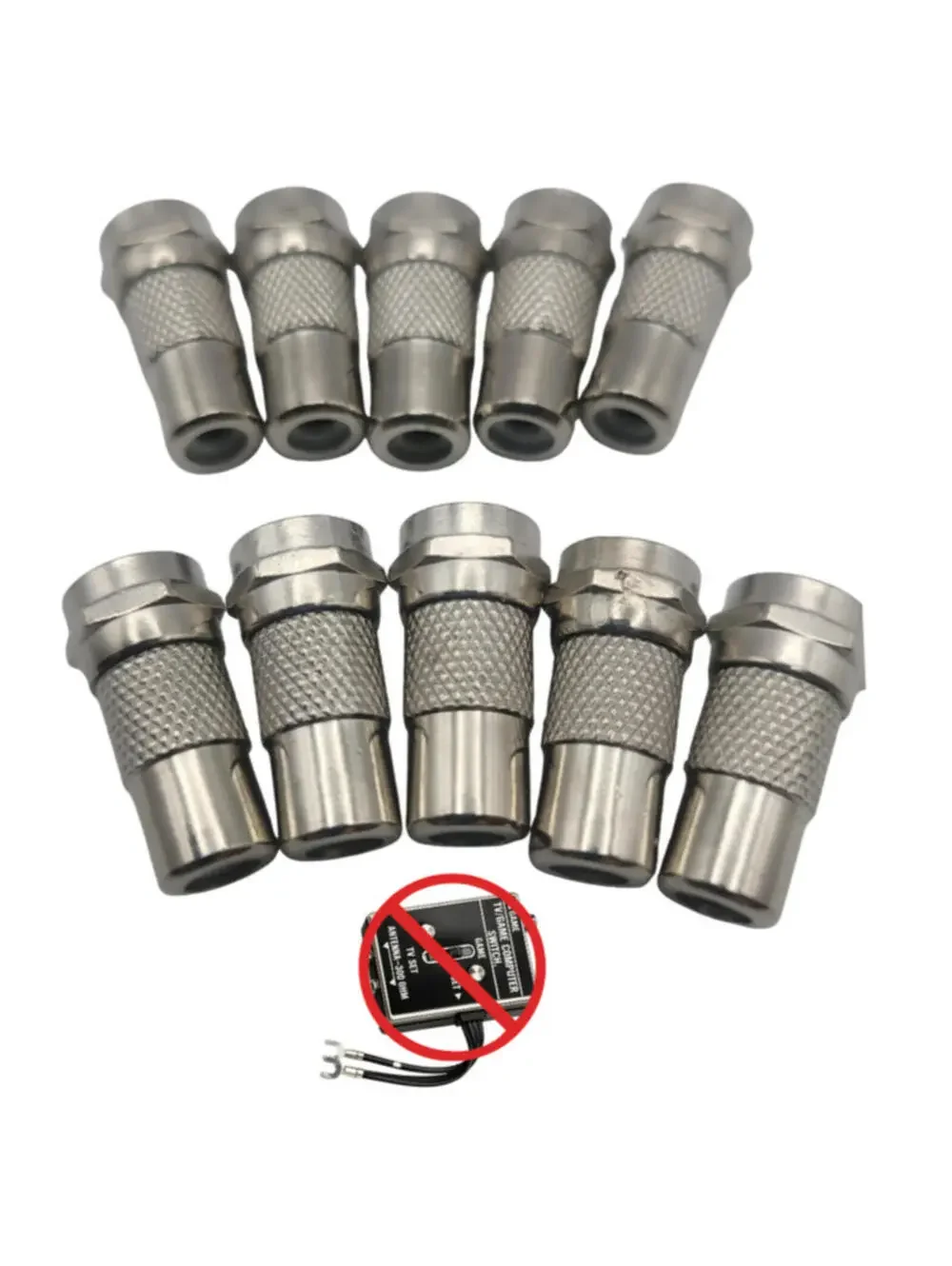 10x Atari 2600 Games RF Connectors - Ditch TV/Game Switch